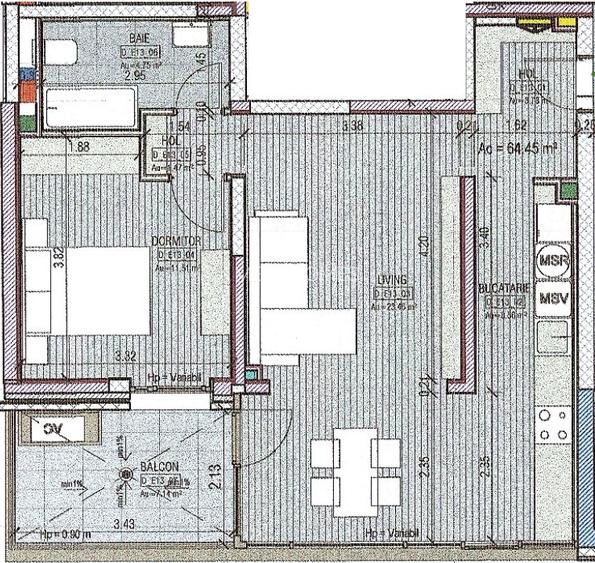 Apartament 2 camere nou | 54 mp + terasa 7 | Intre Parcul Circului si Parcul Tei - 12