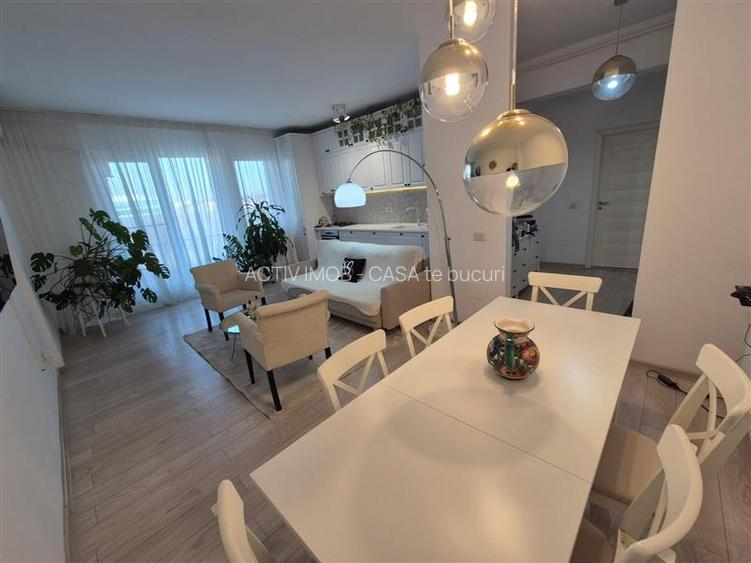 2 camere - Fundeni-loc parcare-lux-full mobilat si utilat-AC- centrala-  PET Fri - 2