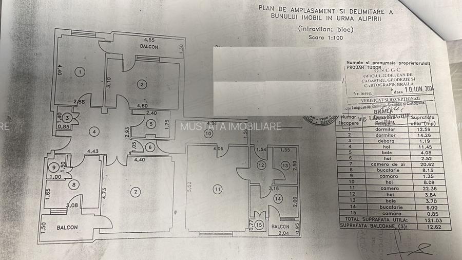 Apartament 4 camere decomandat, Dorobantilor. Suprafata totala 134 mp. - 16
