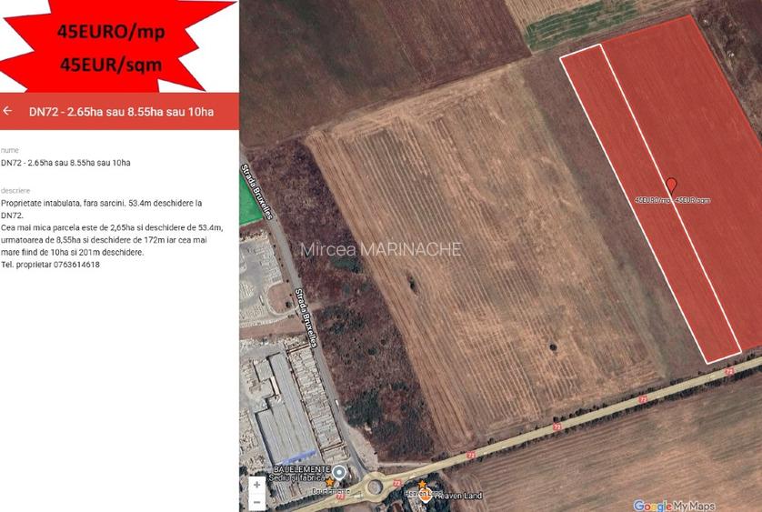 teren Parc industrial Ploiesti DN72 min. 2ha - 6