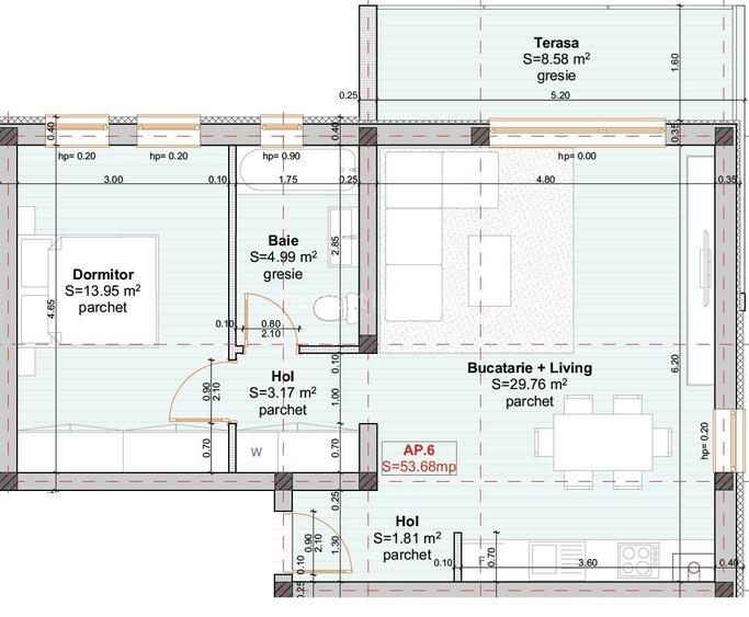 Giroc | Profi-Neptun | Apartamente de 2 si 3 camere cu scara interioara - 7