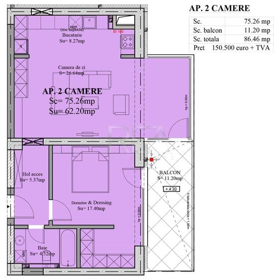 2 Camere - Sebastian - Predare in 2027