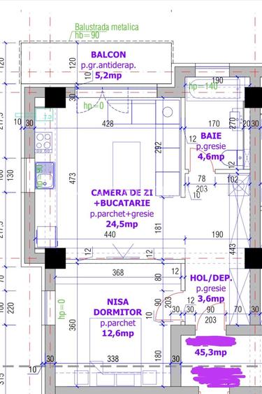 Studio Avantgarden | 45 mp | Mobilat | Baie cu geam | Parcare + boxă incluse - 16