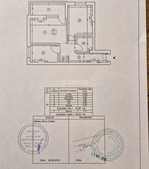 Apartament 2 camere decomandat mobilat si utilat Gama Residence. - 2