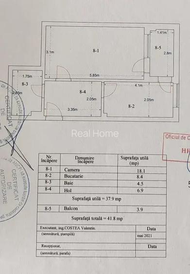Garsoniera | mobilat | utilat | metrou 15 min | calorifere |centrala - 2