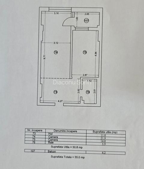 Apartament cu vedere frontala la mare in Building Stefan Resort 2 - 15