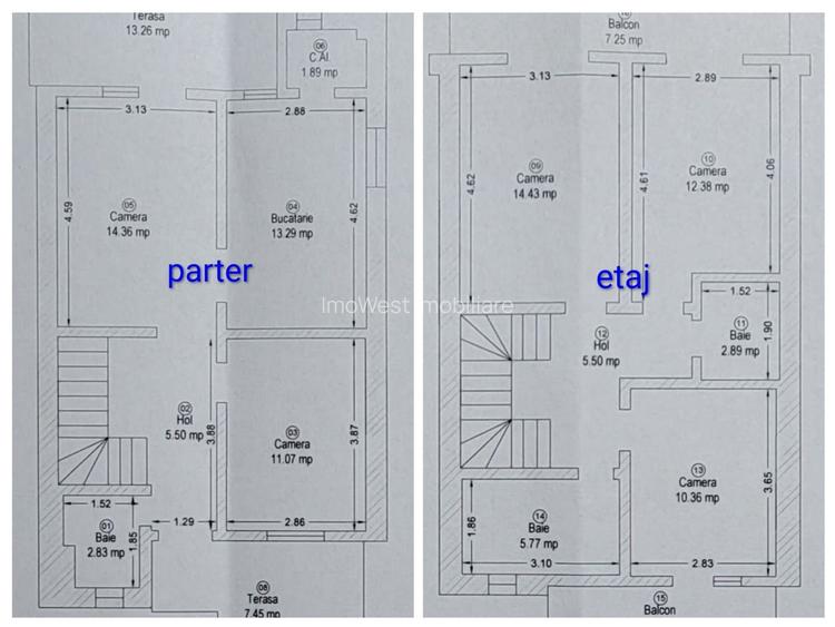 Braytim-Giroc | 5 camere | 3 bai | 4 terase | Asfalt - 16