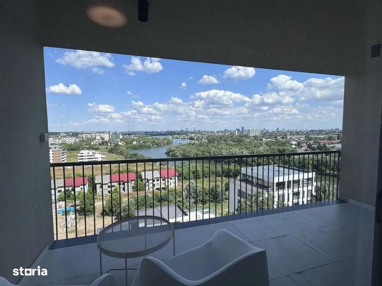 Apartament de 4 camere, 91 mp, parcare, centrala, balcon, zona Straulesti - 9