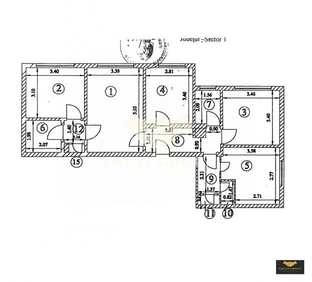 Apartament 4 camere Domenii | Imobil 1980 - 9