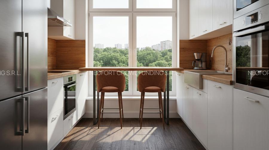 Neofort 84- Ap 2 camere, tip studio, ideal pentru investitie, bloc nou Pallady, - 2
