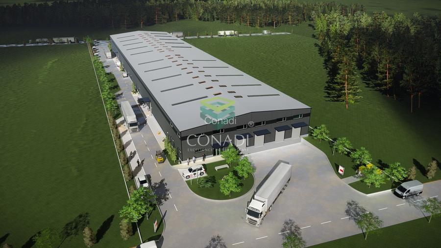Teren de vanzare cu autorizatie pentru 2 hale - Otopeni - 10.000 mp - 6