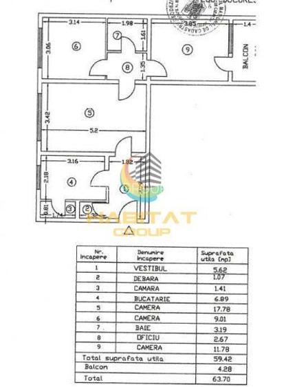 Apartament 3 camere – locație excelentă, gata de mutare! - 8