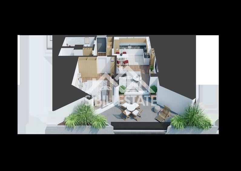 Apartament cu 2  camere-Design avangardist și confort contemporan - 10