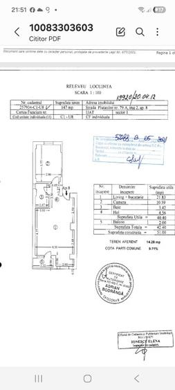 Apartament 2 camere, 1 baie, finisat, mobilat, utilat - 14