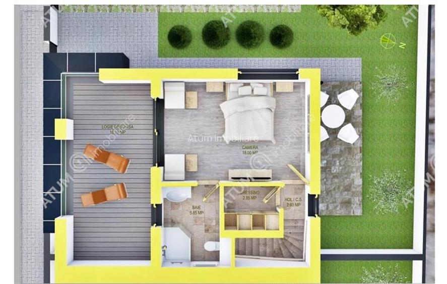 Casa moderna cu 4 camere 3 bai si teren de 214 mp zona Triajului - 10