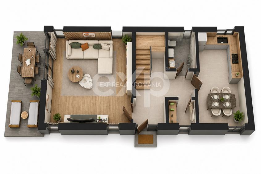 Casă nouă, curte, 2 parcări · Tractorul Brașov · 363.000 € TVA inclus - 7
