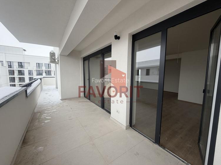 Zona Aradului. Terasa 42 mp. Dormitor matrimonial cu dressing. Comision 0%. - 2