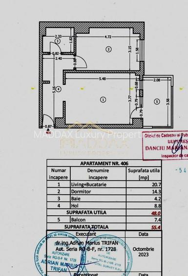 Apartament 2 camere*Mobilat LUX*Parcare inclusa//Central - 24