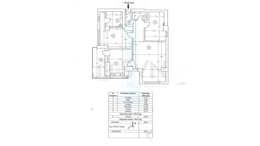 REA1028374 3 camere - Baneasa-Antena 1 - parcare inclusa - terasa - 2