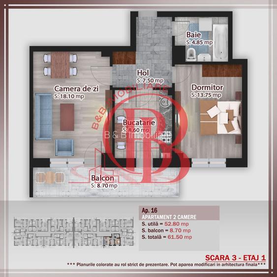 2 camere parcare gratuita -oferta lansare proiect Pallady - 1