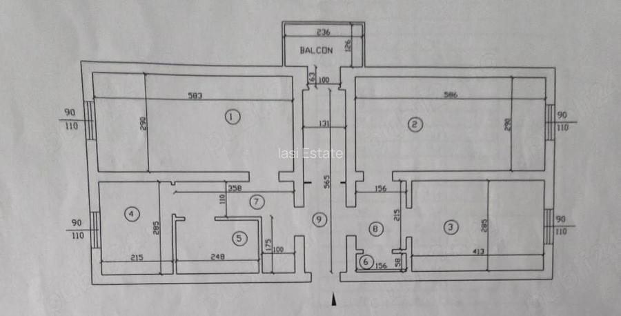 Apartament 3 camere Frumoasa Bd Poitiers - 2