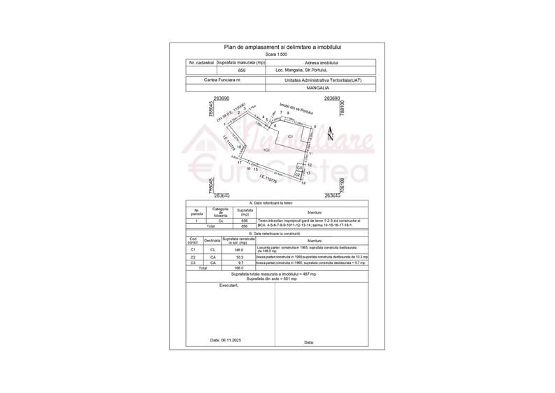 Casă parter de vânzare în Mangalia, doar 800m până la Plaja Paradiso, 656 mp - 8