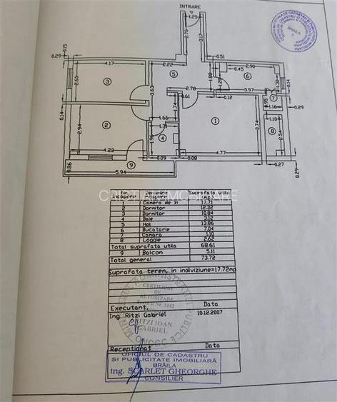Independei-Republicii 3 cam, 74 mp confort 1 decomandat etaj intermediar - 6