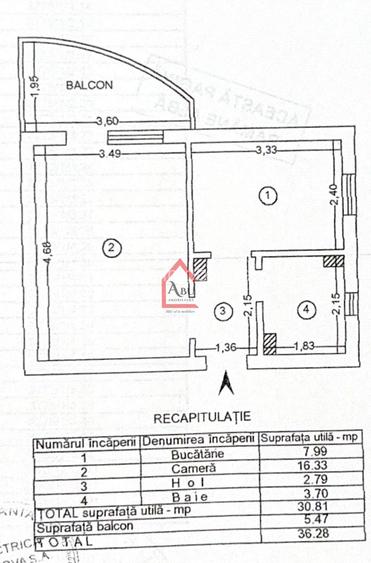 Apartament 1 camera | Gara | et intermediar - 1