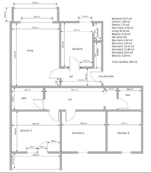 Steaua | 4 Camere | Decomandat | Etaj Intermediar | Centrala proprie - 1