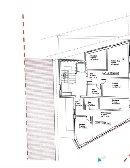 Teren intravilan cu C.U. pentru bloc S+P+2E, Utr: Lc, Manastur - 8