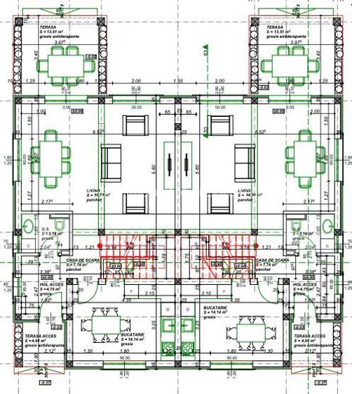 Duplex frumos cu arhitectura mediteraneana - 7