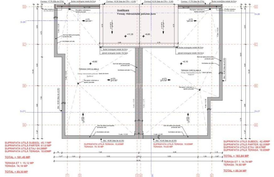 Casa 4 camere, 181mp, priveliste deosebita, zona ANL  - 8