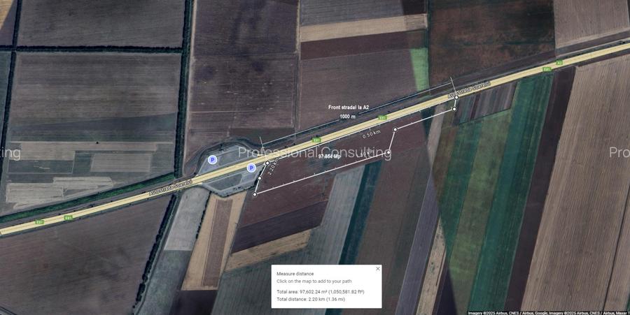 VANZARE TEREN CALARASI, A2, DOR MARUNT KM 63 DE LA DNCB, ST 97.856 MP - 3