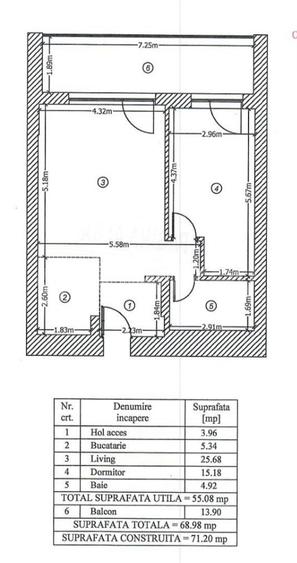 Apartament premium cu 2 camere in complex rezidental | 14mp terasa - 1
