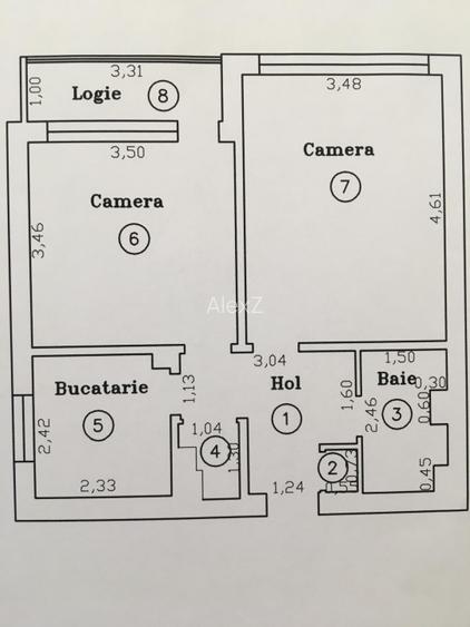 Apartament 2 camere, ultra central, de vanzare - 12