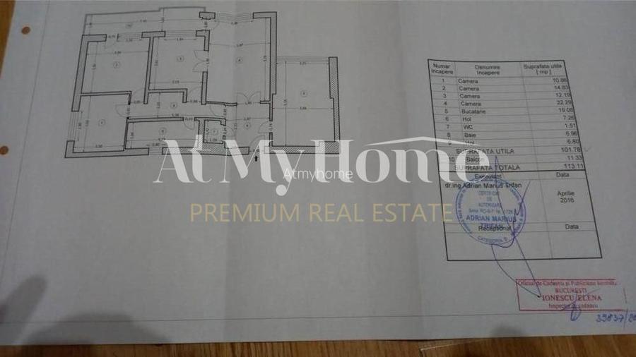 Apartament cu 4 camere, vedere parc, zona Kiseleff - 1