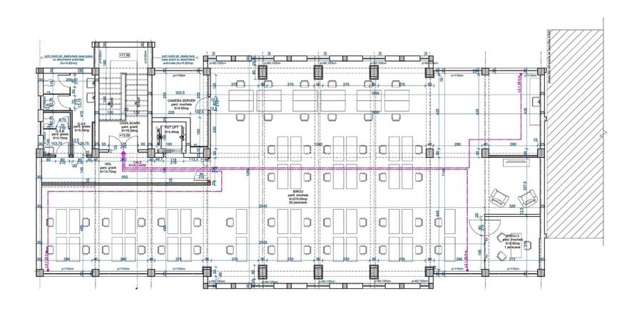 Copou - spital CFR, spatiu birouri 340mp divizabil, cladire clasa A cu lift - 1
