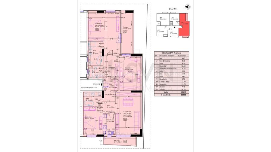 REA1020061 Oportunitate Investitie apartament 4 camere Aviatiei - 13
