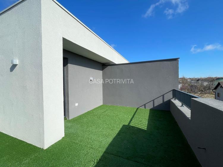 Doar sa vii cu mobila! Vila P+2+3-terasa, amenajata la cheie, parcare,TVA inclus - 44
