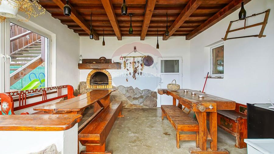 Cabana la Flo, 8 cam,P + M, teren 888 mp oportunitate de investitie ! - 38