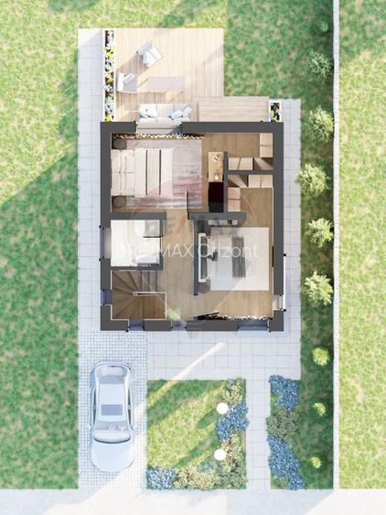 VILA ZEN - Casa individuala, noua, trei camere si teren de 430mp - 6