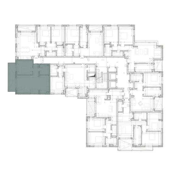 Apartament de 2 camere,53,85mp ANDREI MURESANU - 2