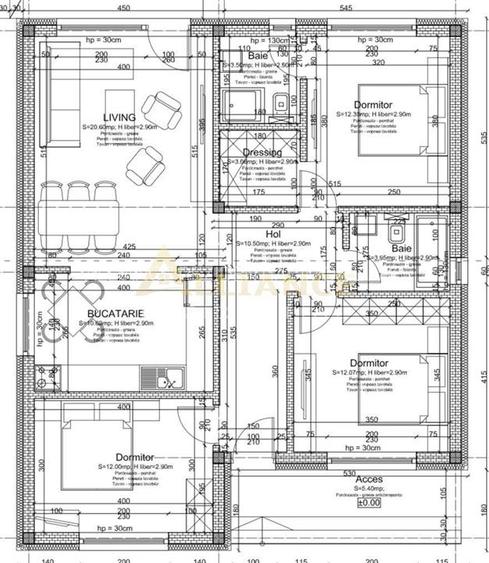 Casa de vanzare–TEREN 440mp–4 camere mari–Proiect modern - 2