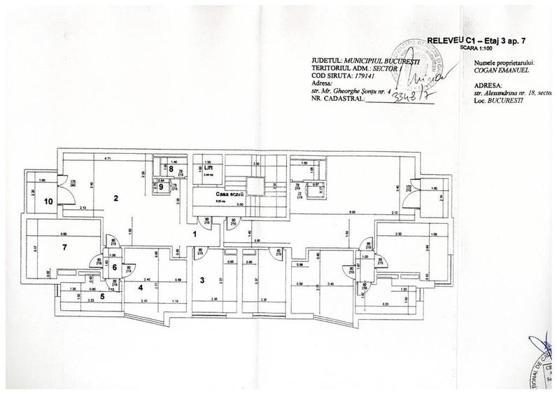 Apartament 3 camere, Aviatorilor, Arcul de Triumf, bloc boutique 2002 - 17