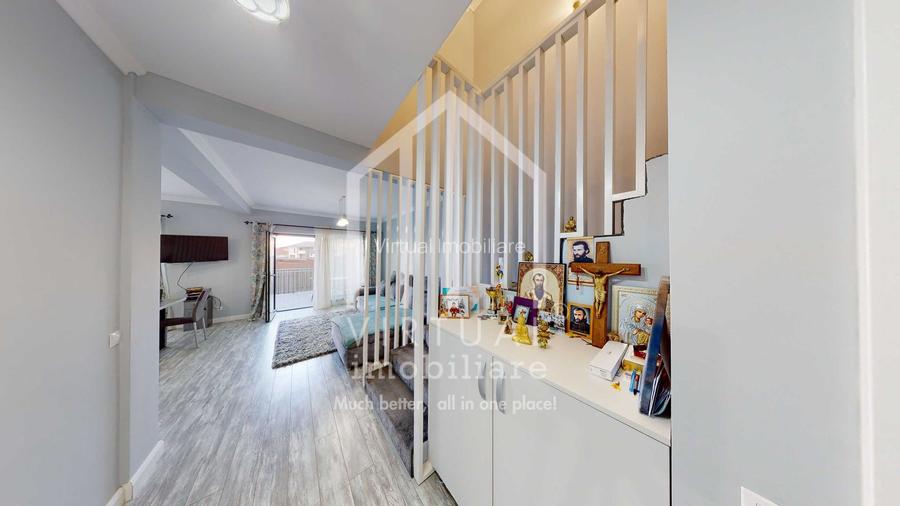 Casa cu 5 camere, 120mp utili + terasa, teren 300mp,  Cisnadie. - 12
