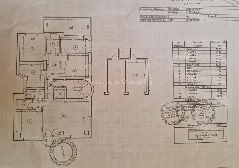 Inchiriere apartament Bd. Primaverii - stradal, 5 camere, etaj 1 - 13