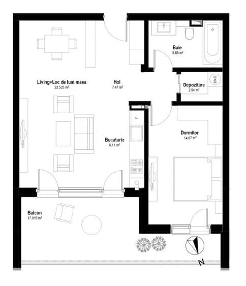 2 Camere, bloc boutique lângă pădure, Voluntari - 4