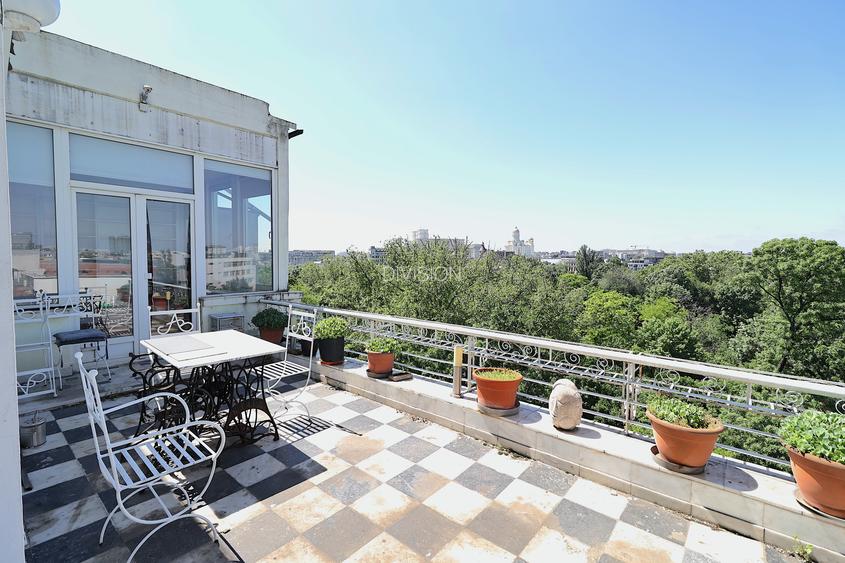 Penthouse în stil Art Deco cu terasă deasupra Parcului Cișmigiu - 3