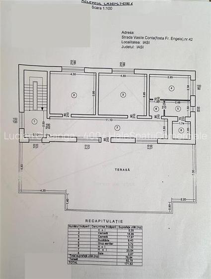 Spatiu birouri Iasi Copou, 79mp si terasa, Fundatie - 4