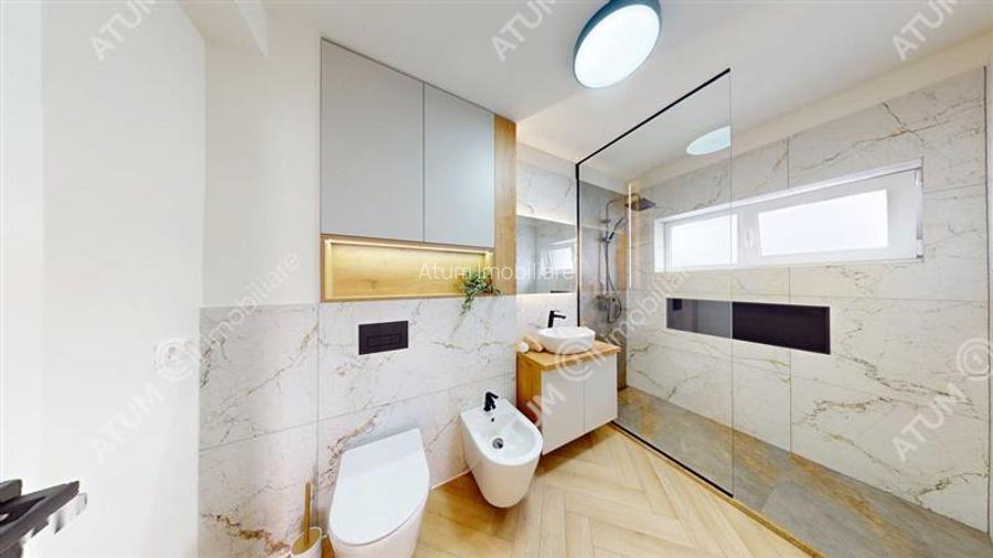 Penthouse 5 camere 3 bai parcare mobilat complet Turnisor Sibiu - 19